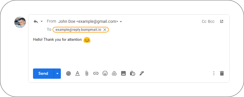Secure Reply example